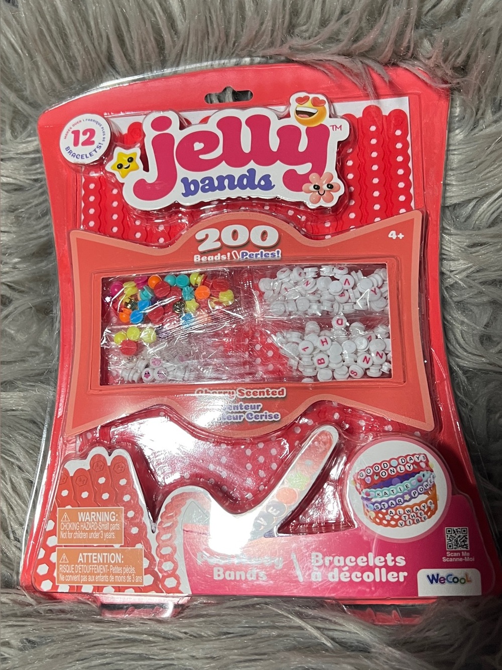 Only Kids Jelly Bands Bracelet Craft Kit - Red, White, Multicolor